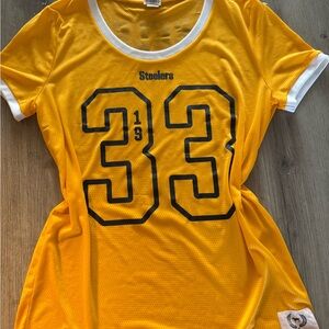 PINK Victoria's Secret Yellow Mesh Top